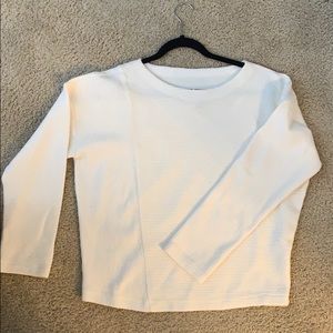 Long sleeve textured top